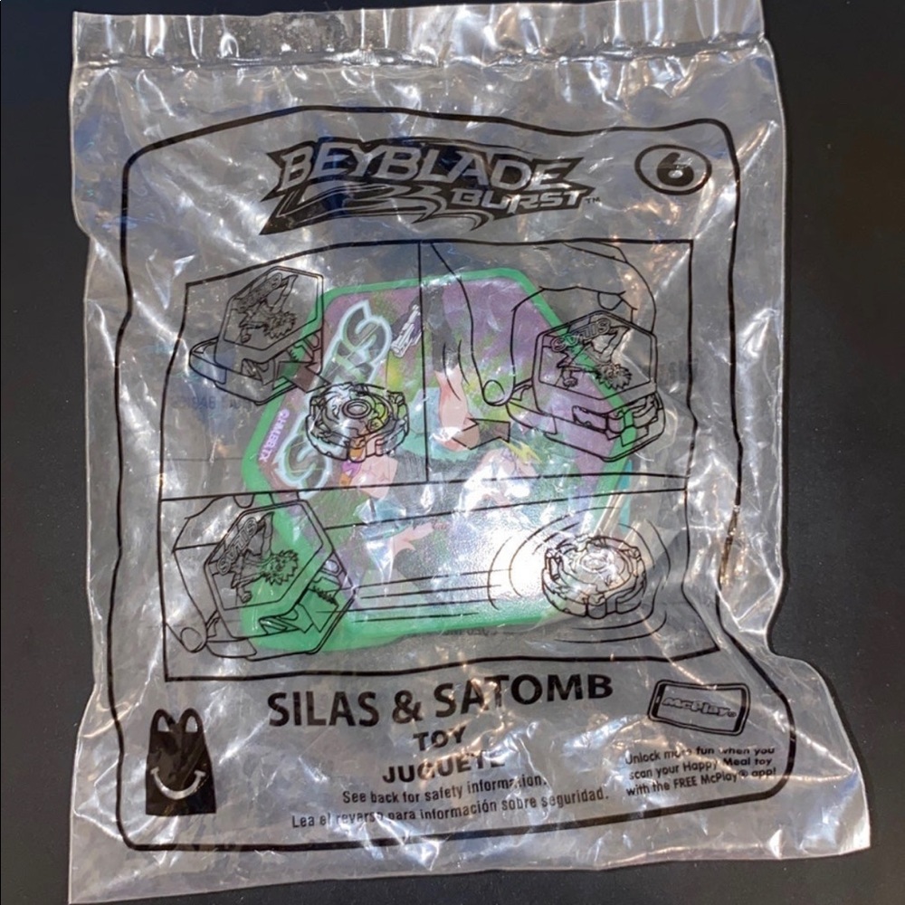 Beyblade Burst Salis & Satomb x McDonalds Toy #6 Sealed brand new 2020